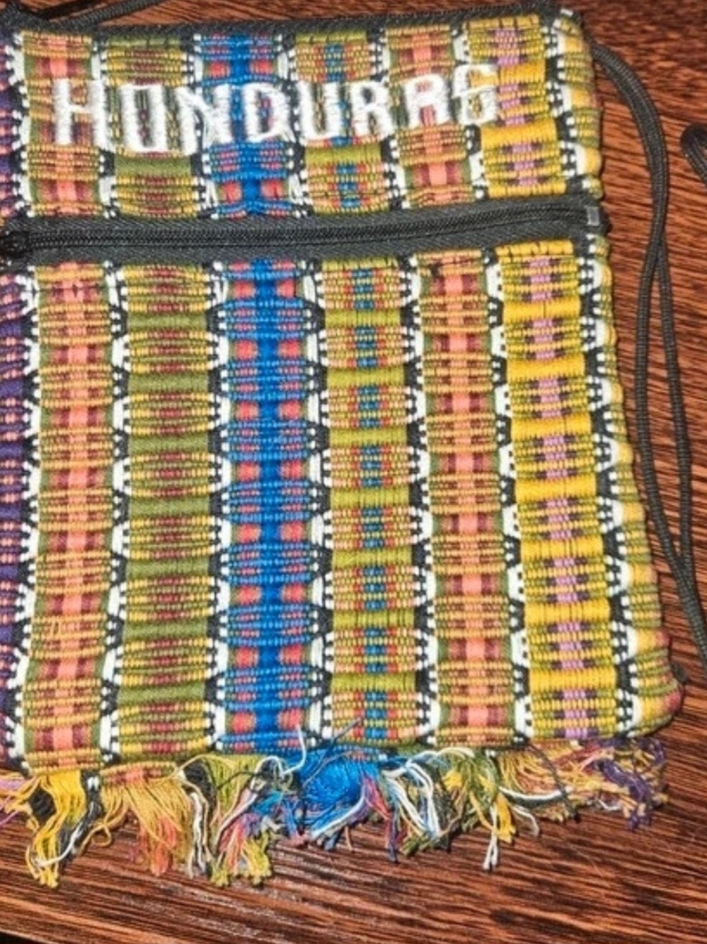 Handwoven Crossbody Bag — Multicolor